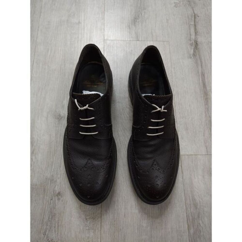 Brooks Brothers Wingtip Leather Lace Up Dress‎ Shoes Mens 10 Made in Italy - Picture 5 of 11